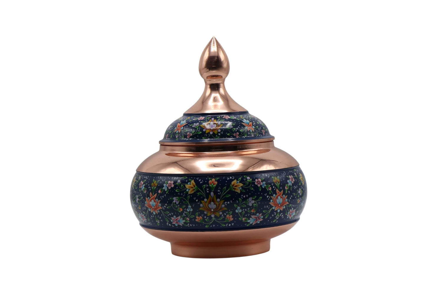 Pardaz (Bule) Hand-Painted Copper Vessel – Artisan Decorative Art