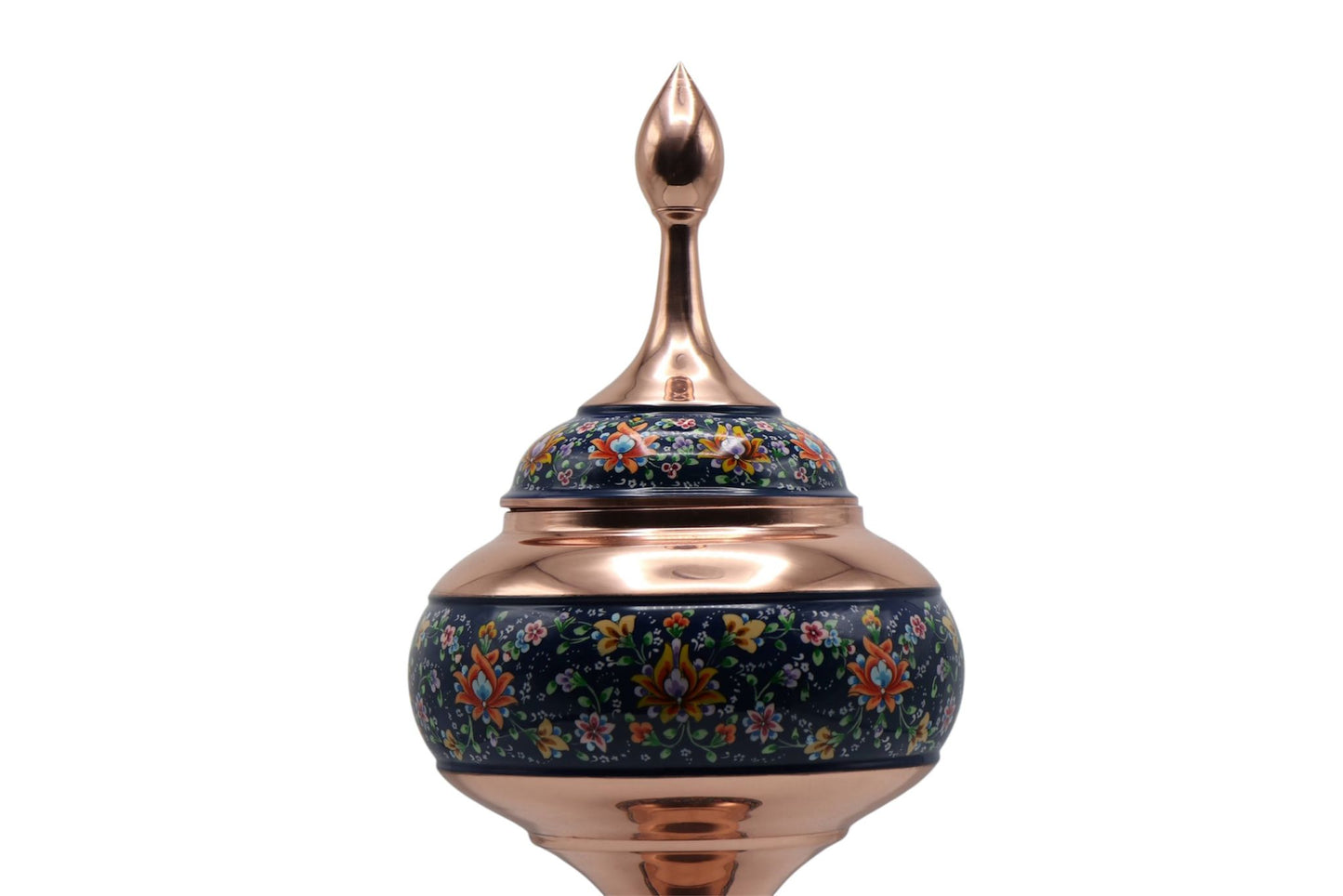 Pardaz (Bule) Hand-Painted Copper Vessel – Artisan Decorative Art