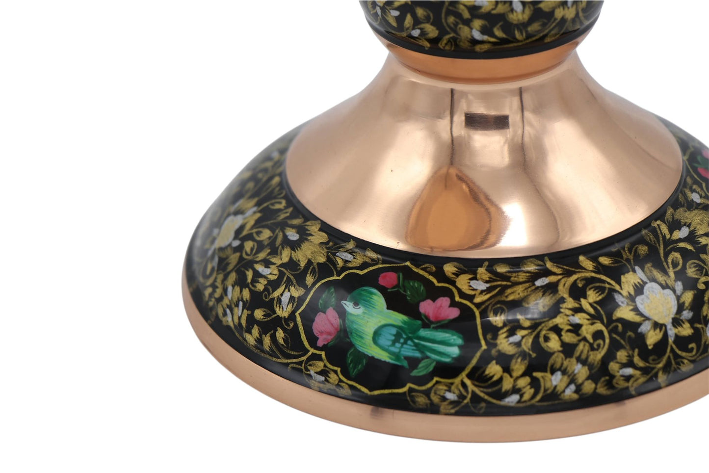 Pardaz (Black) Hand-Painted Copper Vessel – Artisan Decorative Art