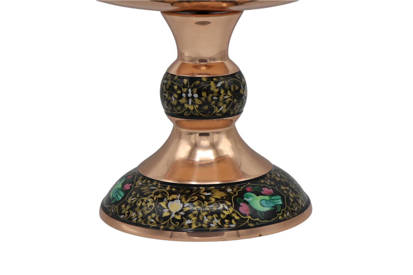 Pardaz (Black) Hand-Painted Copper Vessel – Artisan Decorative Art