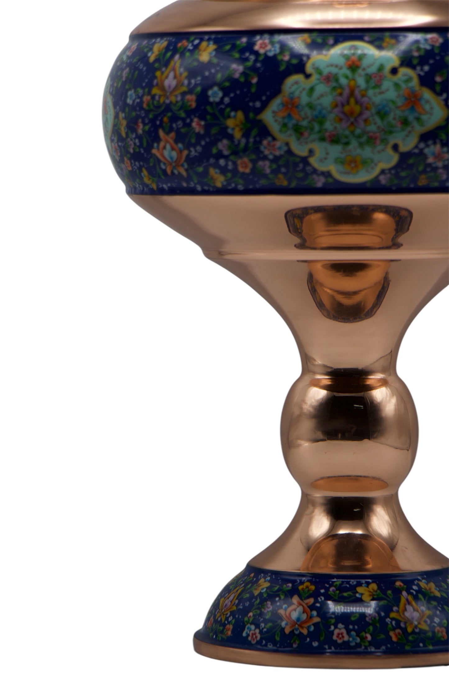 Pardaz (Bule) Hand-Painted Copper Vessel – Artisan Decorative Art