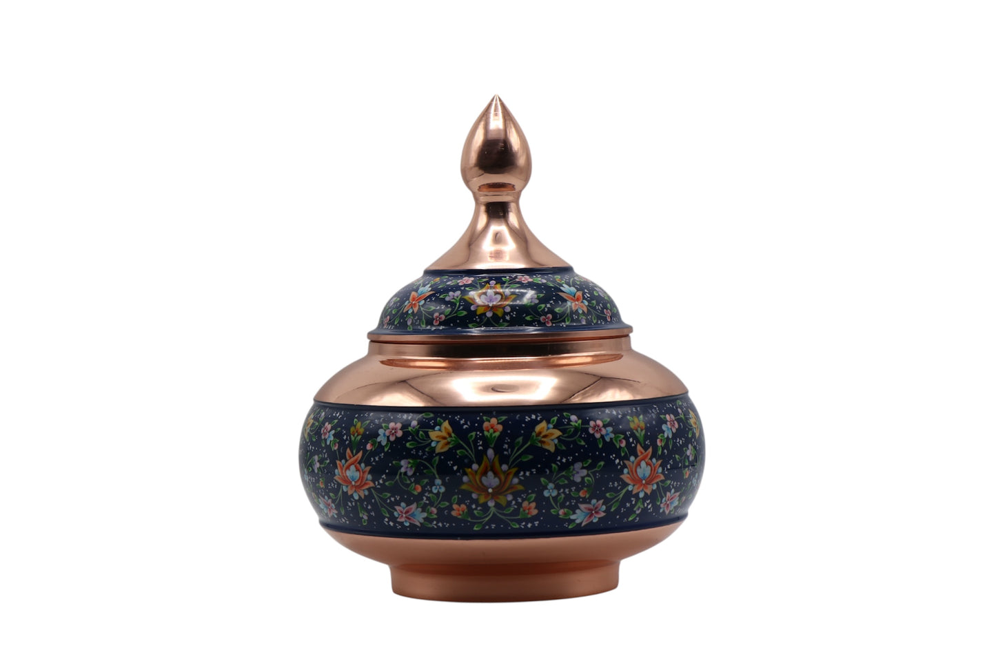 Pardaz (Bule) Hand-Painted Copper Vessel – Artisan Decorative Art