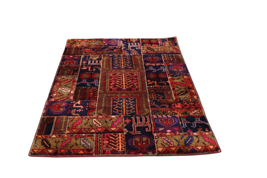 Handwoven Rug – Traditional Nomadic Wool Weaving